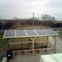 PV Solar Bike Shelter